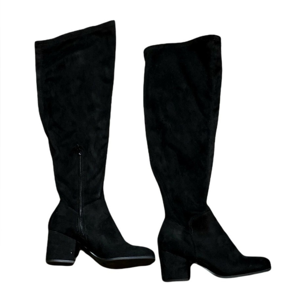 Christian Siriano Black Over the Knee Boots
